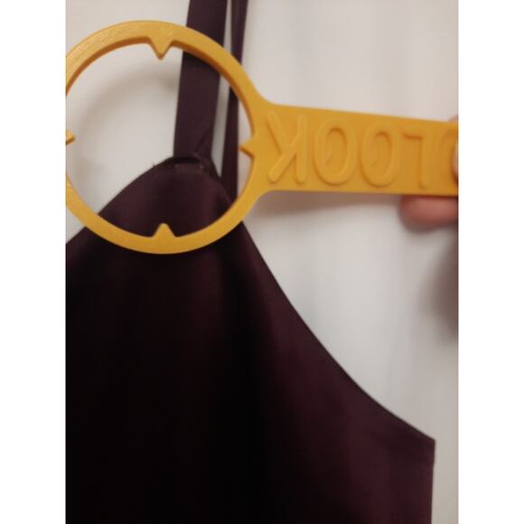 Ralph Lauren 16 Double-Faced Purple Satin Sleeveless Gown NWT msrp $598 READ - Picture 10 of 16